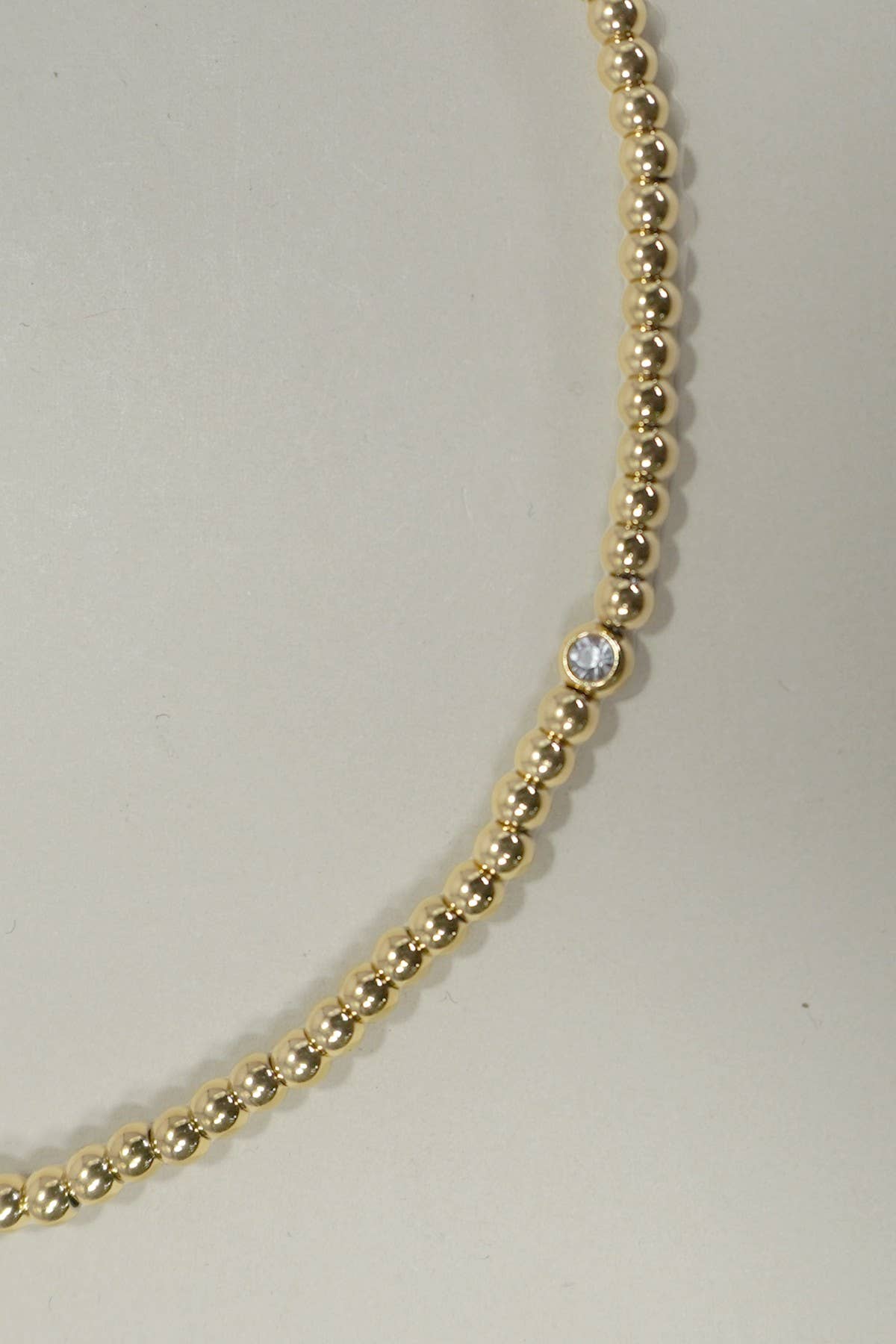 
                  
                    Stone Accented Free Beaded Ball Chain Necklace
                  
                
