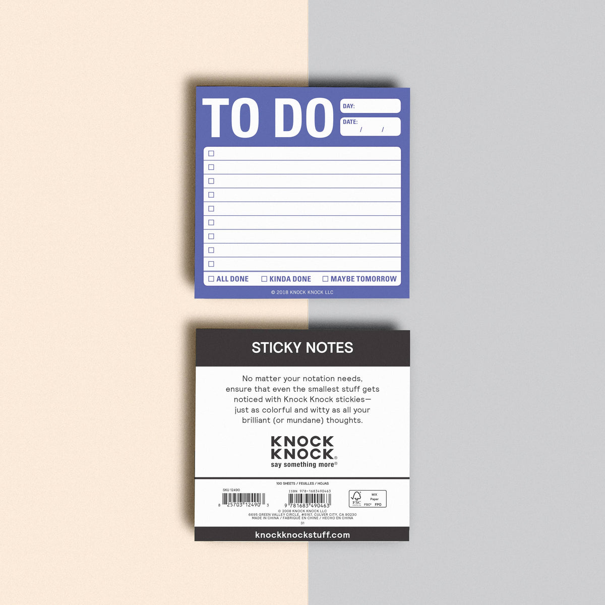 
                  
                    To Do: 3"3" Sticky Notes
                  
                
