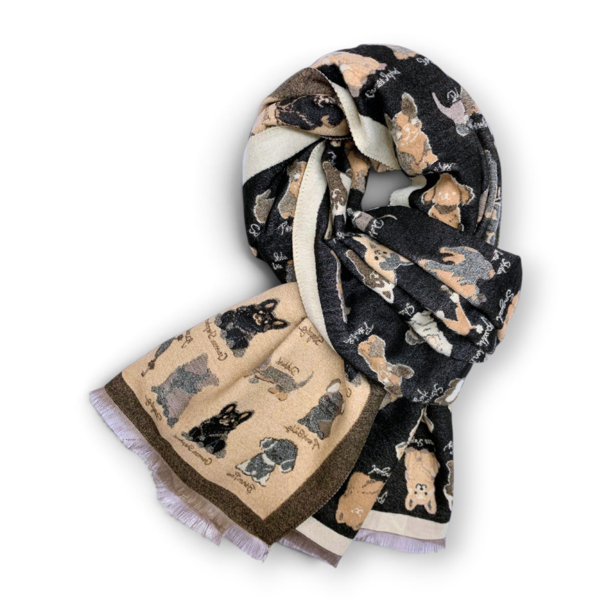 
                  
                    Dog Breeds Reversible Cashmere Blend Winter Scarf
                  
                