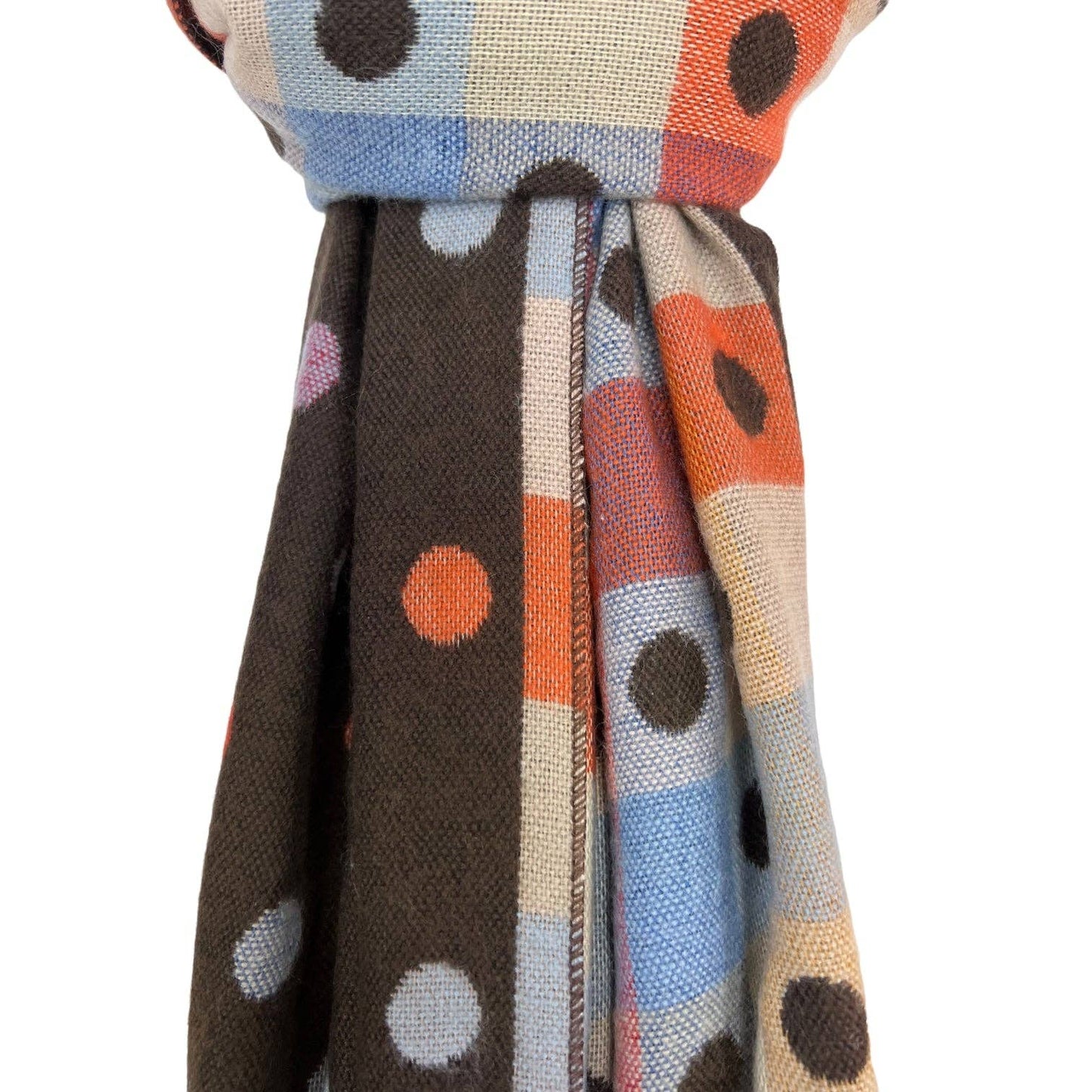
                  
                    Dots and Checker Reversible Scarf
                  
                