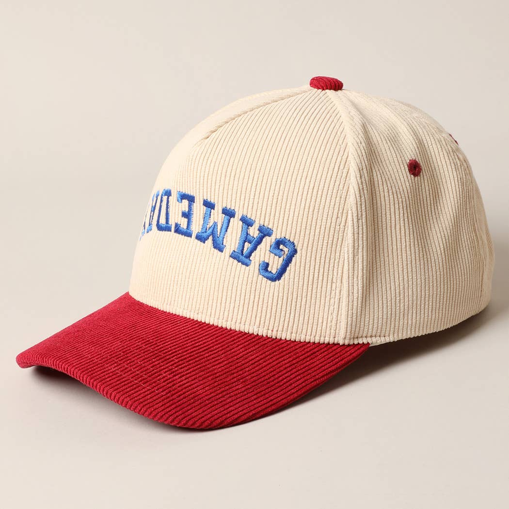 
                  
                    Upside Down "Game Day" Corduroy Cap
                  
                