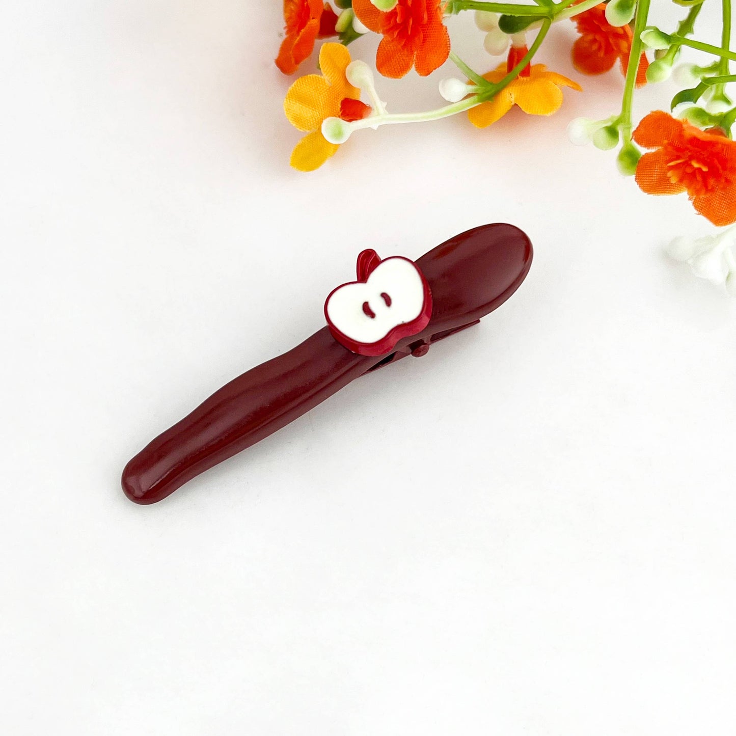 
                  
                    Apple Alligator Hair Clip
                  
                