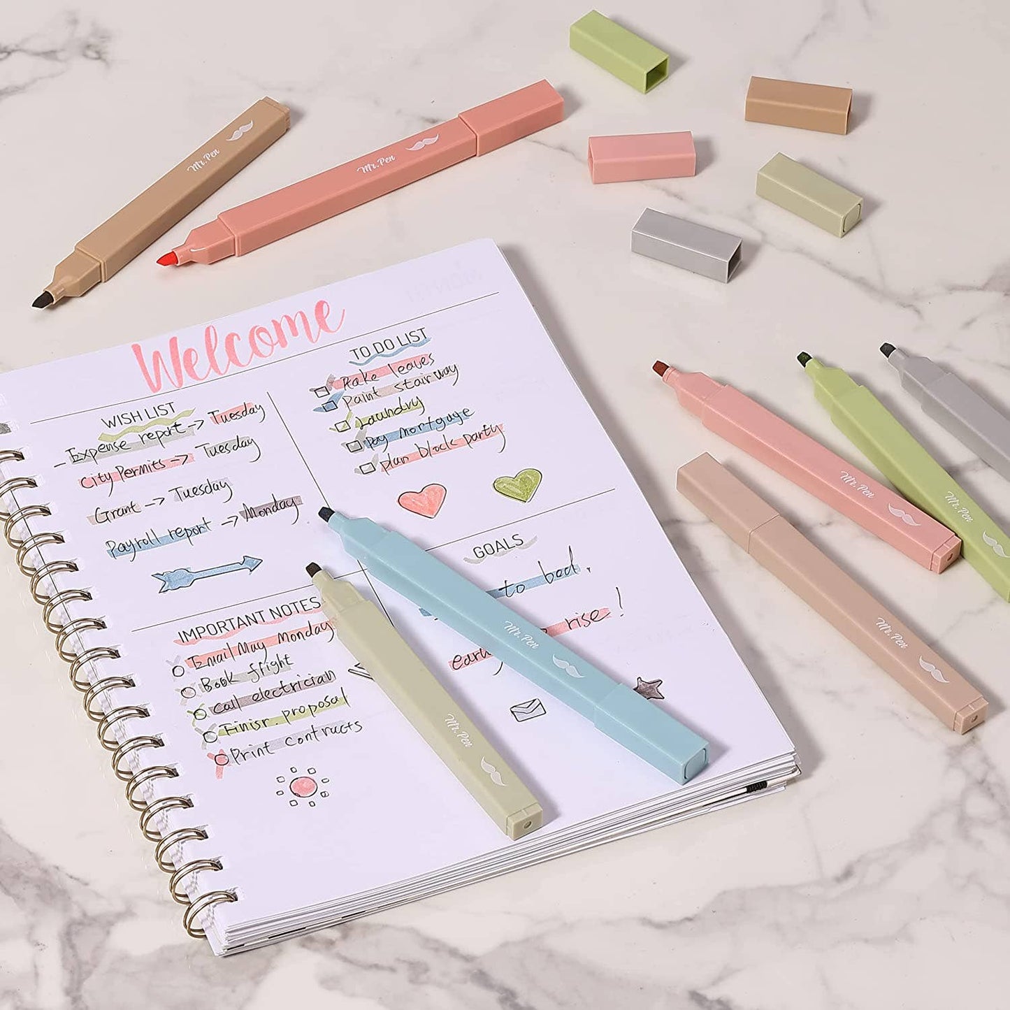 
                  
                    Soft Tone Chisel Tip Highlighters: Set of 8
                  
                