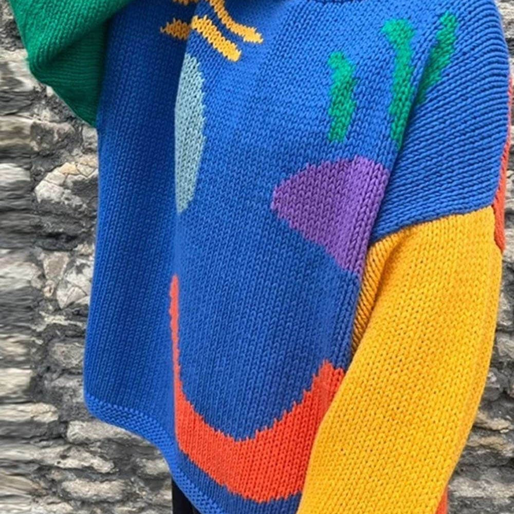 
                  
                    Give A Wink Knit Sweater
                  
                