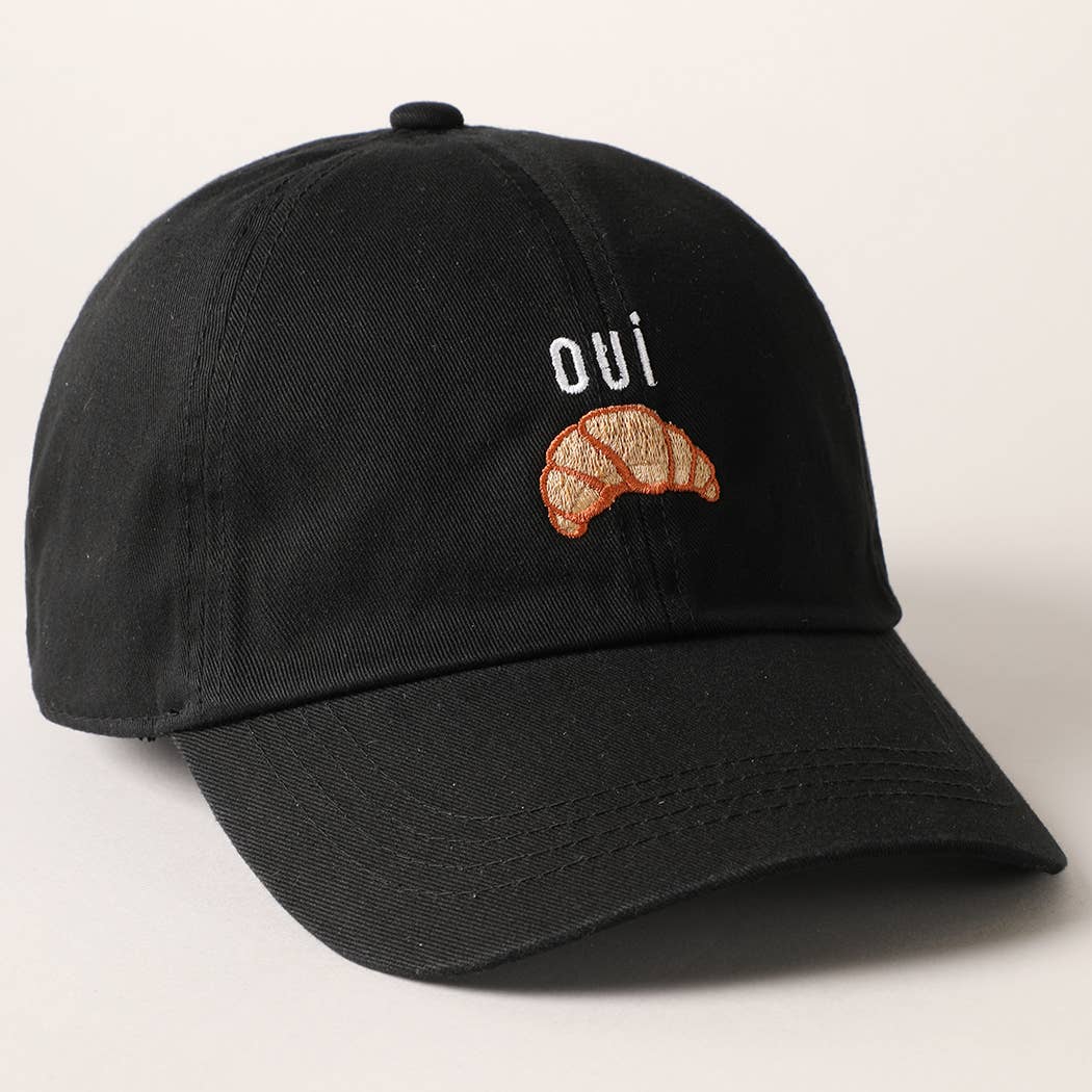 
                  
                    OUI Croissant Embroidered Dad Hat
                  
                