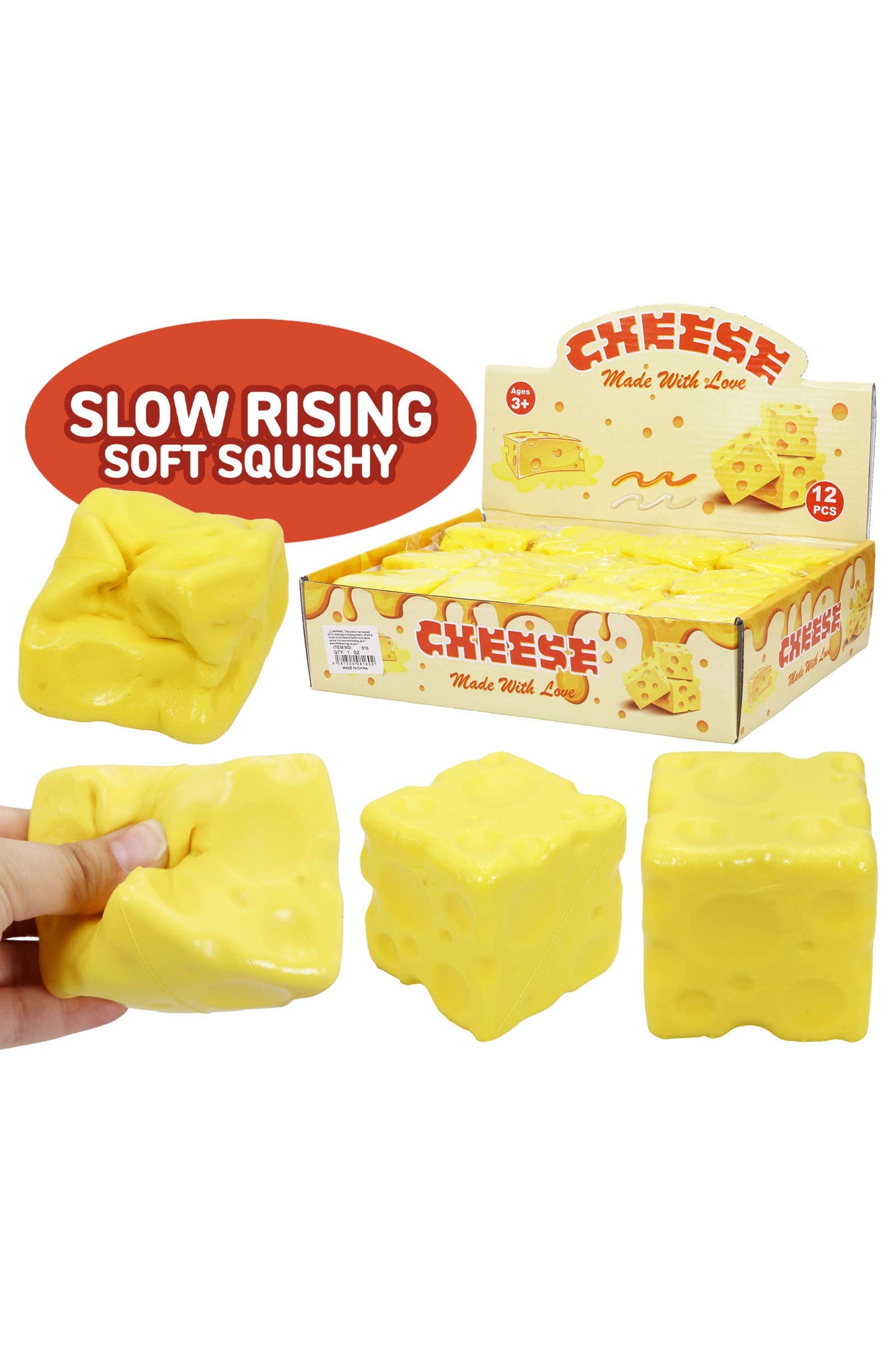 
                  
                    Squeeze Cheese: Slow Rising Scented Foam Squishy
                  
                