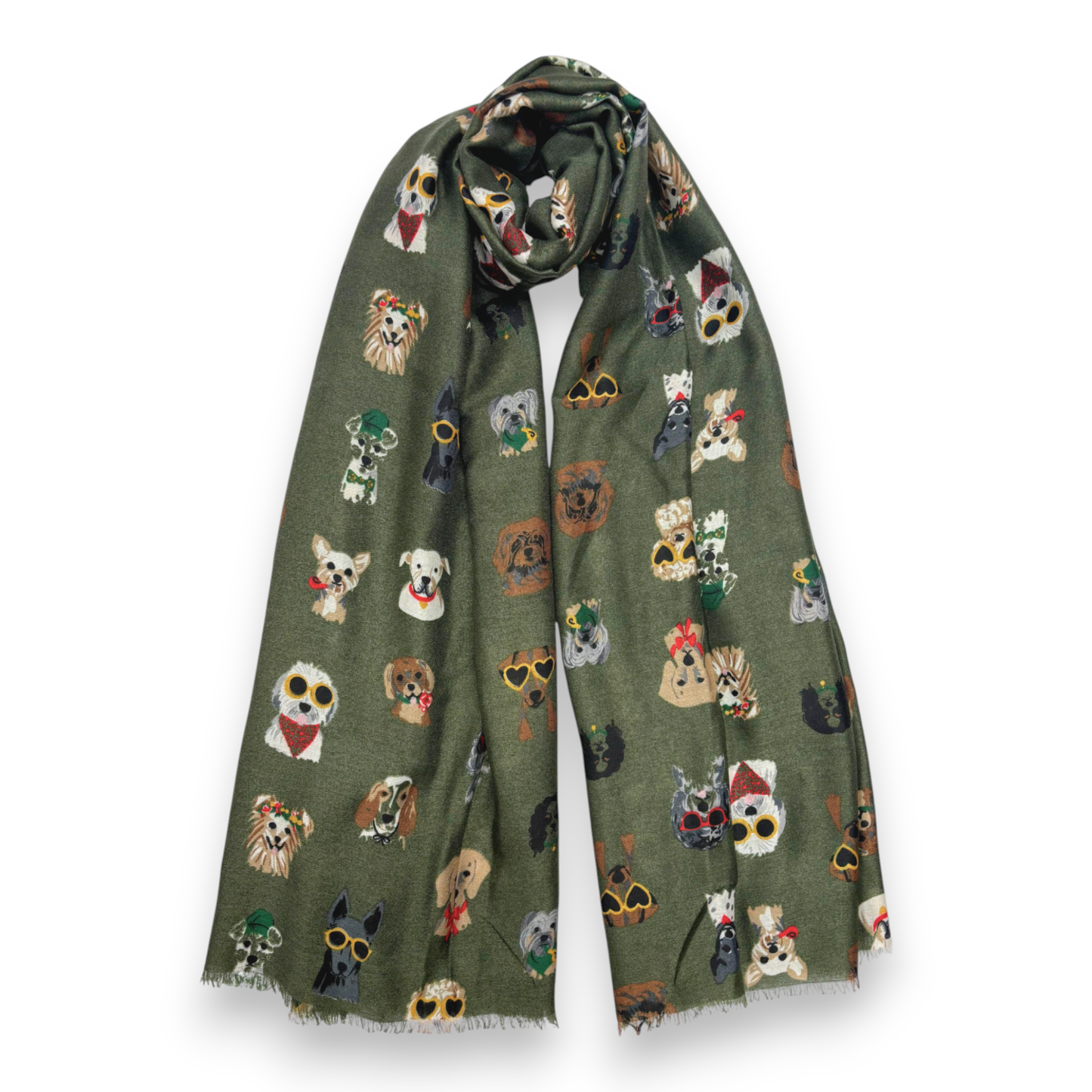 
                  
                    Accessorized Dogs Cotton Blend Scarf
                  
                