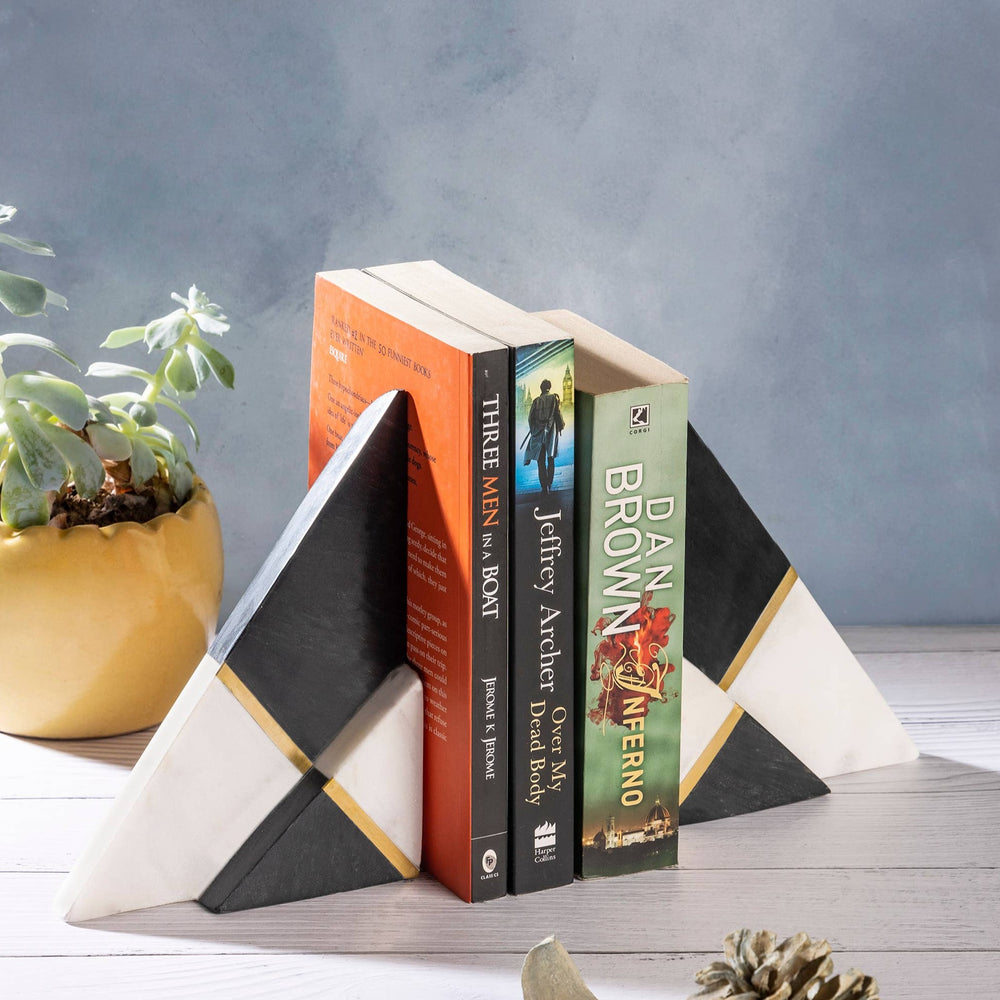 
                  
                    Kaavin Marble Bookends, Set of 2
                  
                