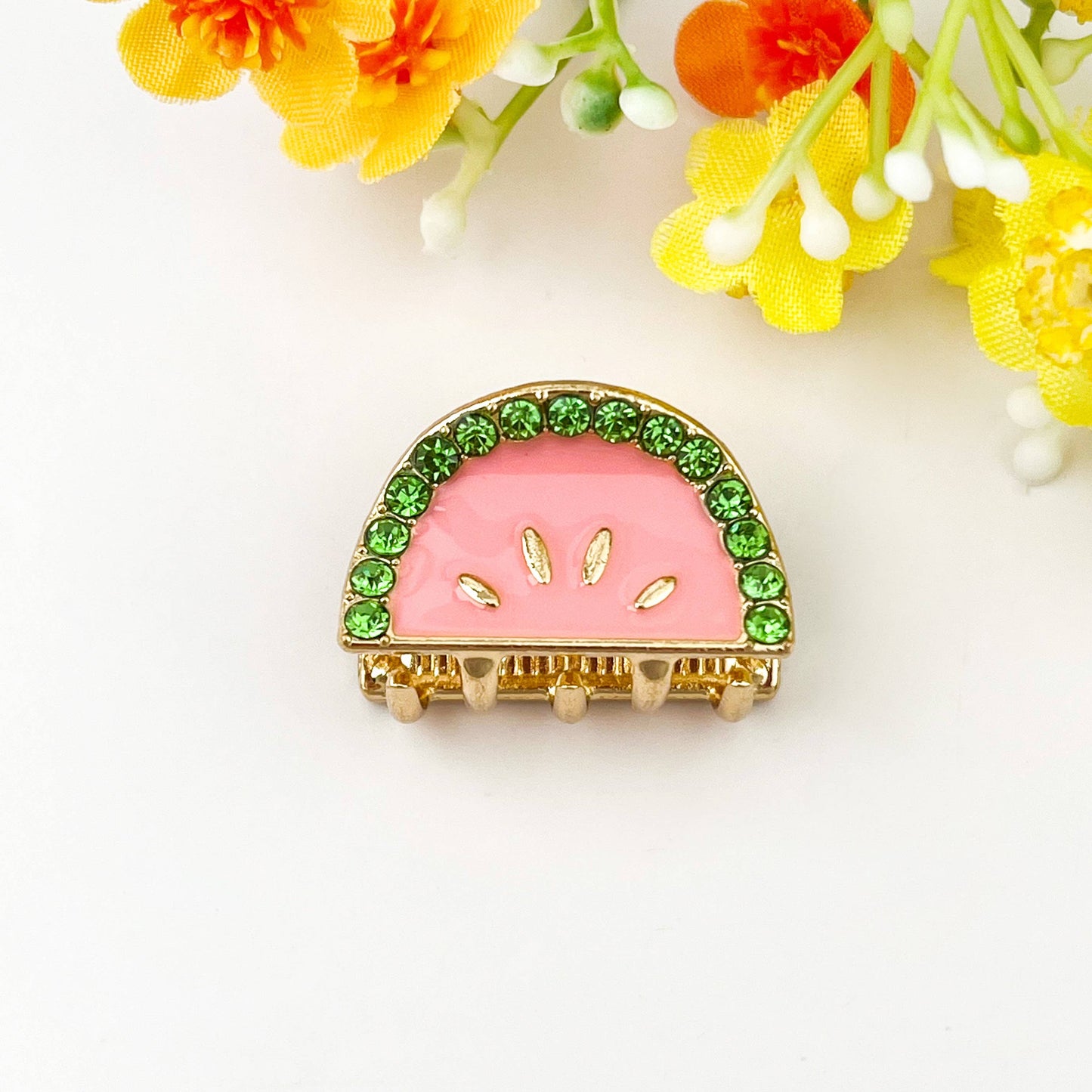 
                  
                    Mini Gold Embellished Hair Claw
                  
                