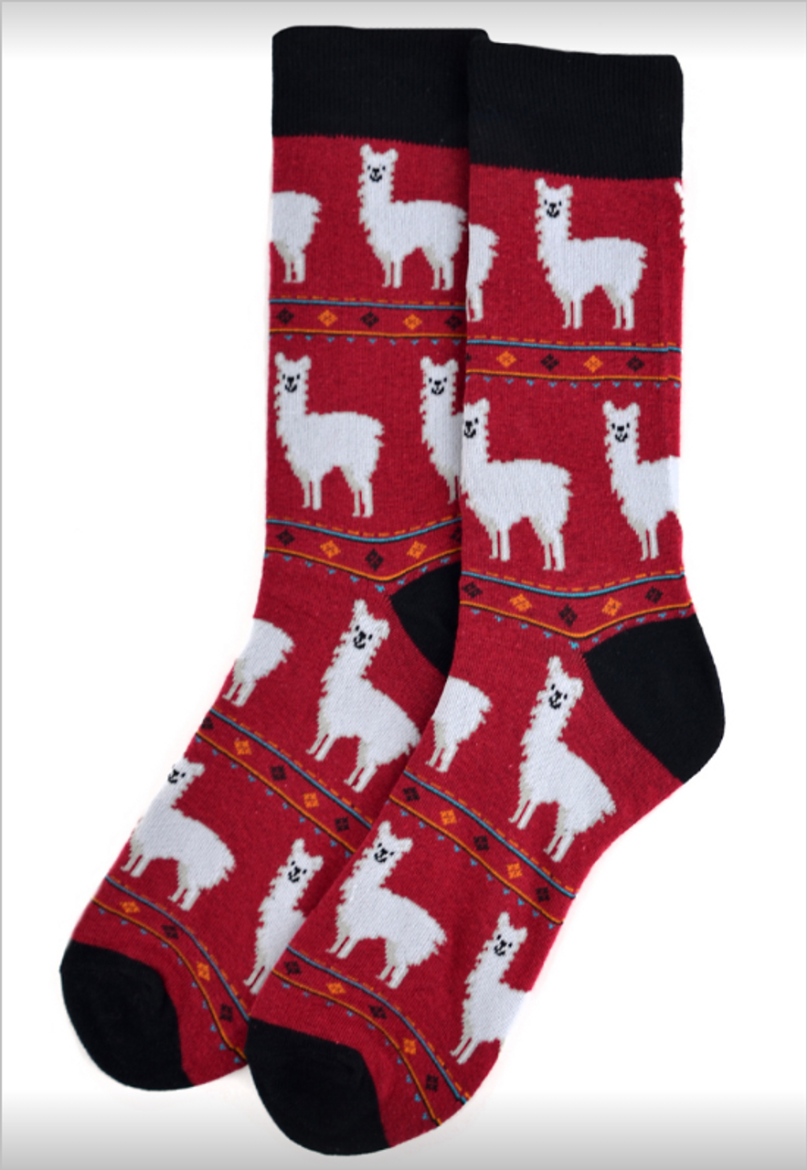 
                  
                    Men's Novelty Socks: Alpacas
                  
                