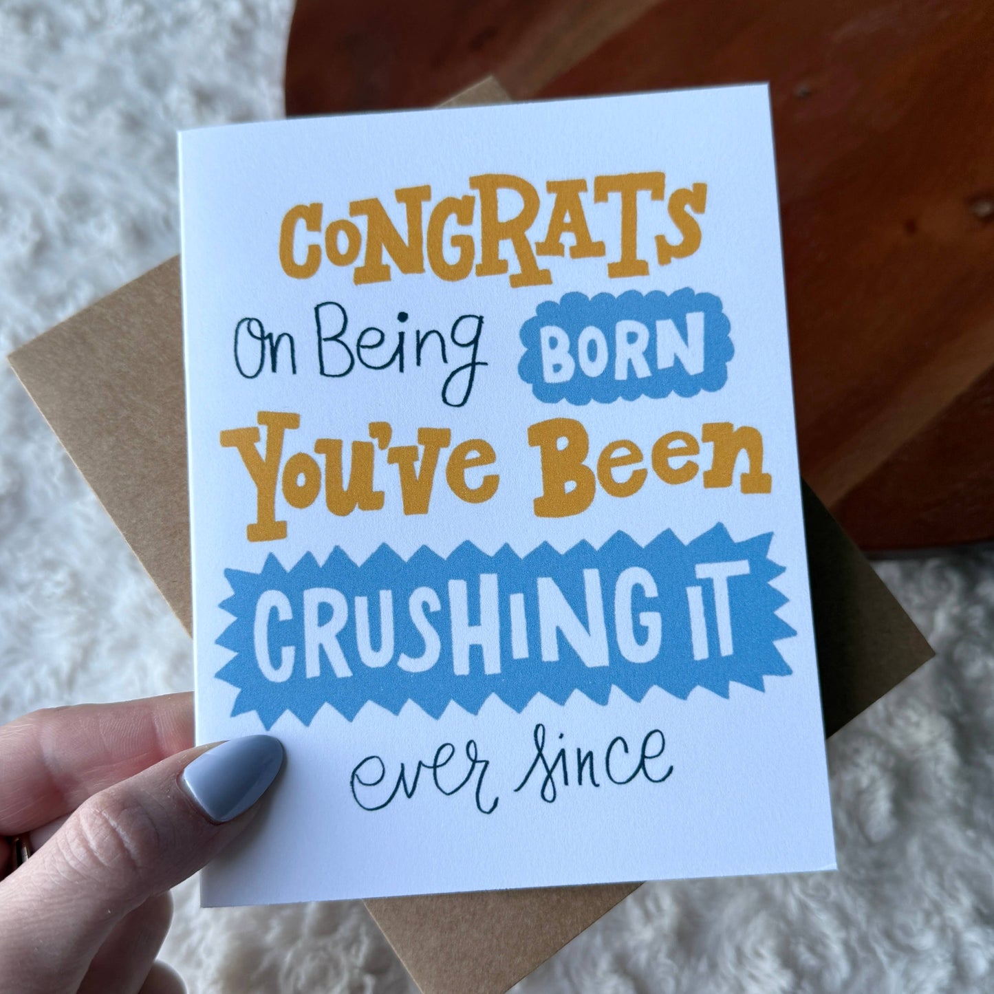 
                  
                    Crushing It Birthday Card
                  
                