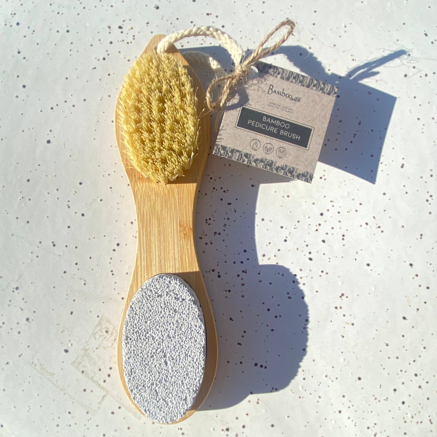 
                  
                    Bamboo Exfoliating Foot Pedicure Tool
                  
                