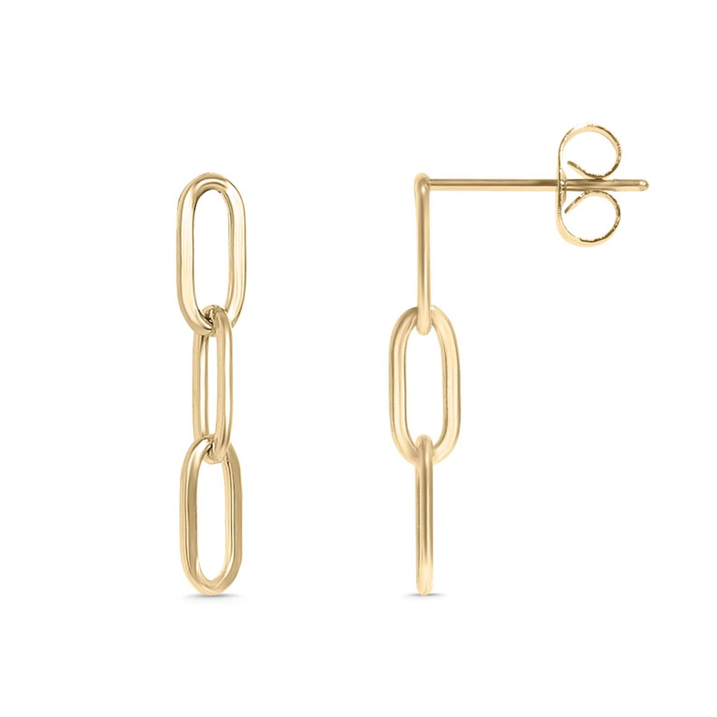 
                  
                    Paperclip Chain Earrings
                  
                