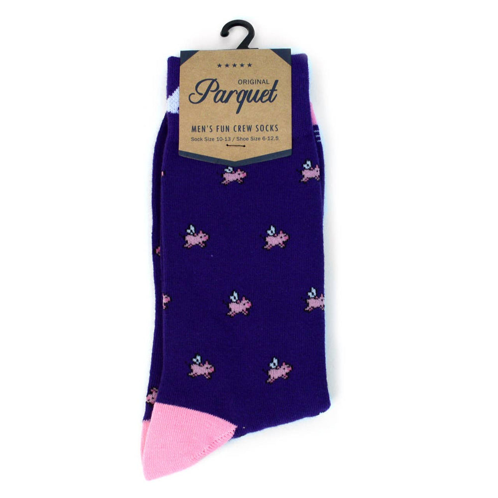 
                  
                    Men's Novelty Socks: Flying Pigs
                  
                