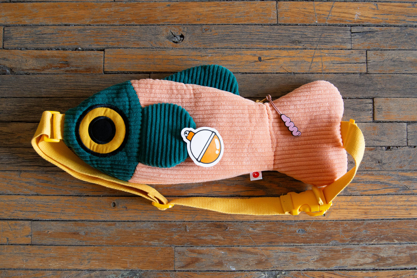 
                  
                    The Fish Bag | Coral + Dark Green
                  
                