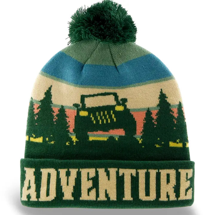 
                  
                    Adventure Jeep PomPom Beanie
                  
                