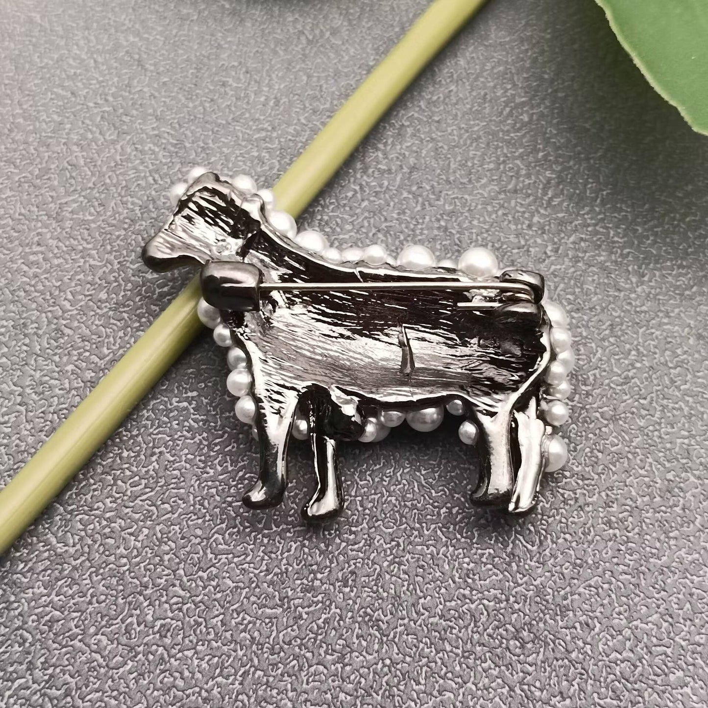 
                  
                    Pearly Sheep Brooch
                  
                