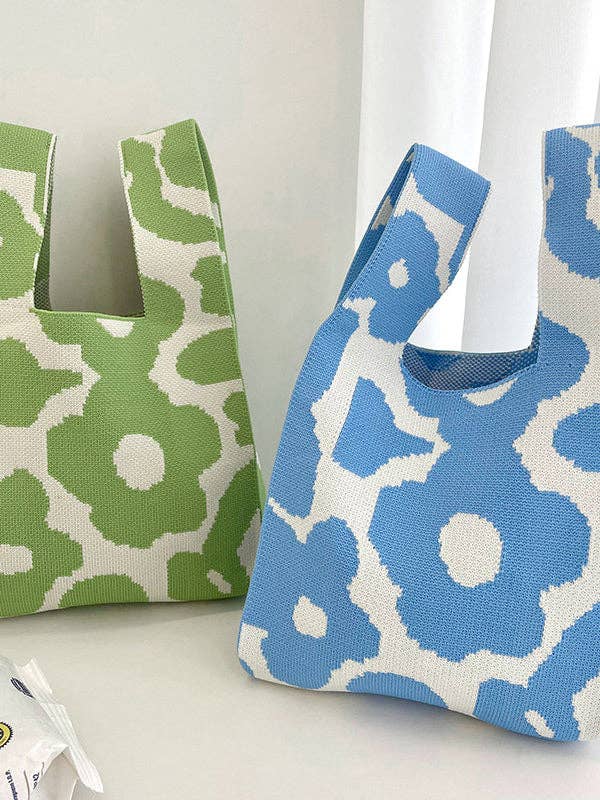 
                  
                    Knit Tote: Power Flowers
                  
                