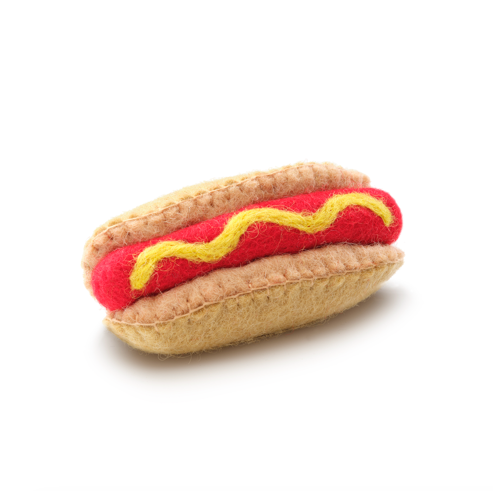 Hot Dog Catnip Infused Toy