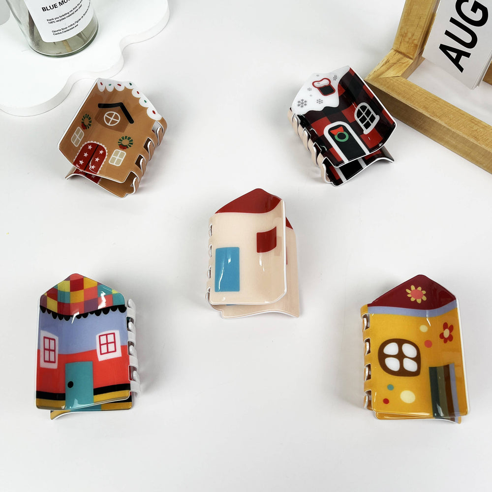 
                  
                    Gingerbread and Village House Hair Claw
                  
                