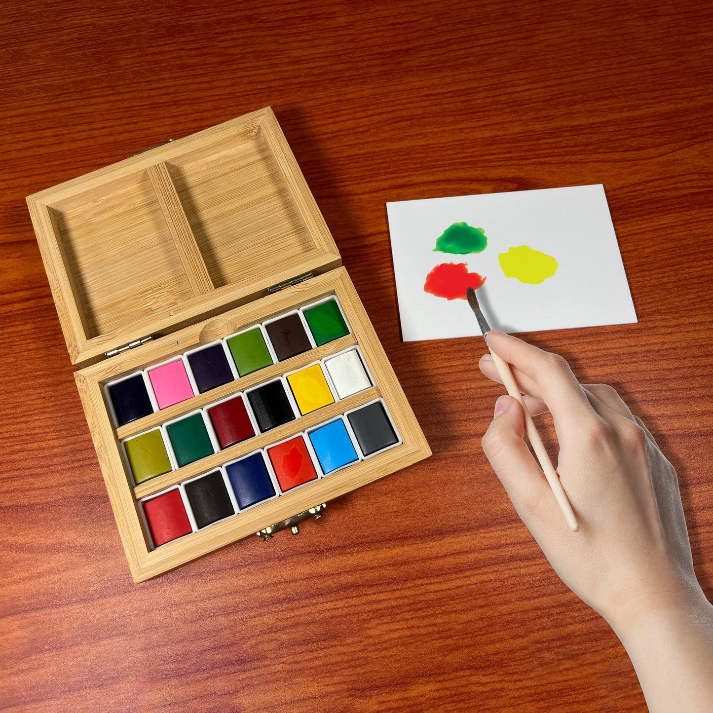 
                  
                    Bamboo Box Watercolor Set - 18 Colors
                  
                