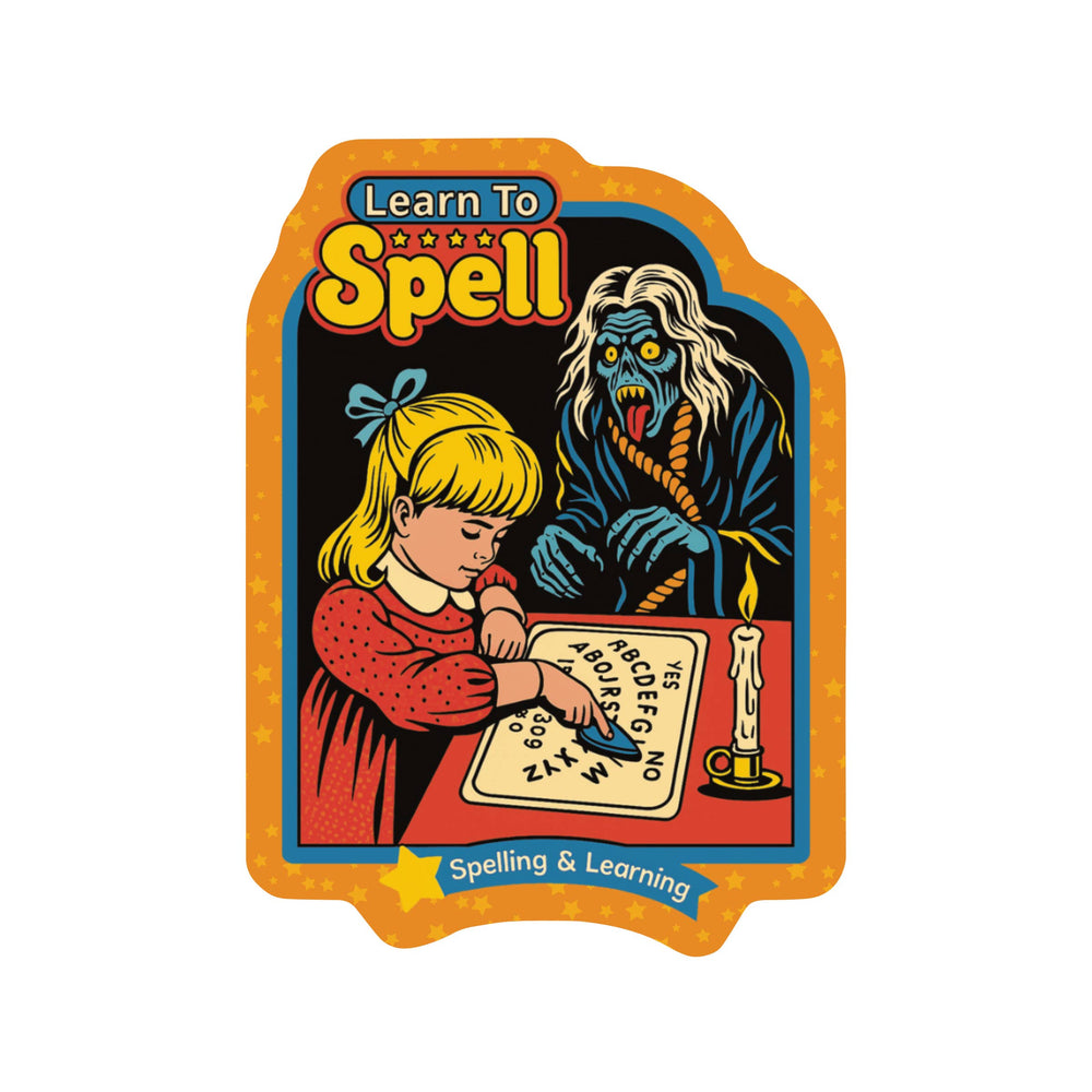 Learn to Spell Halloween Sticker