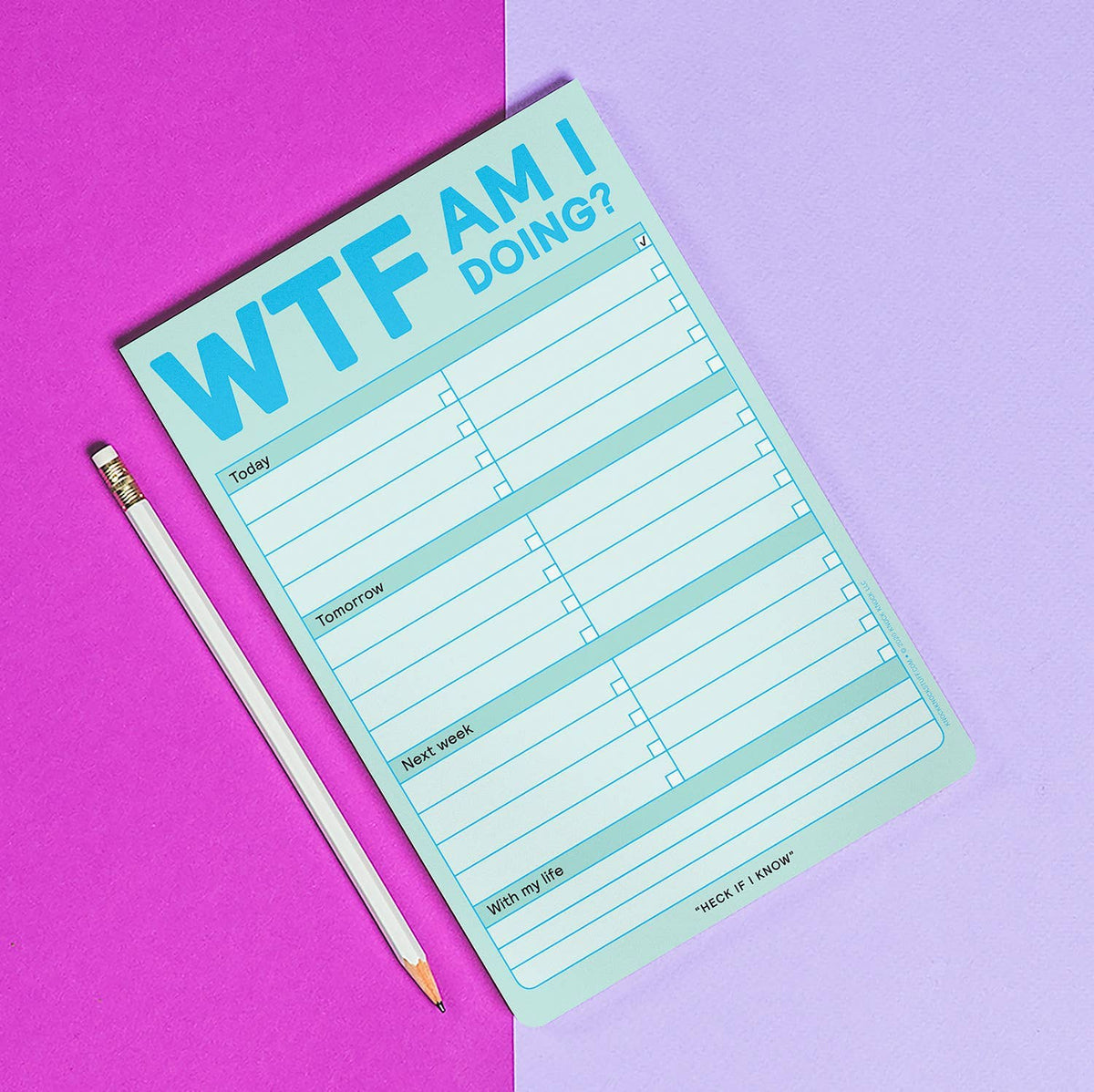 
                  
                    "WTF Am I Doing?" Notepad
                  
                
