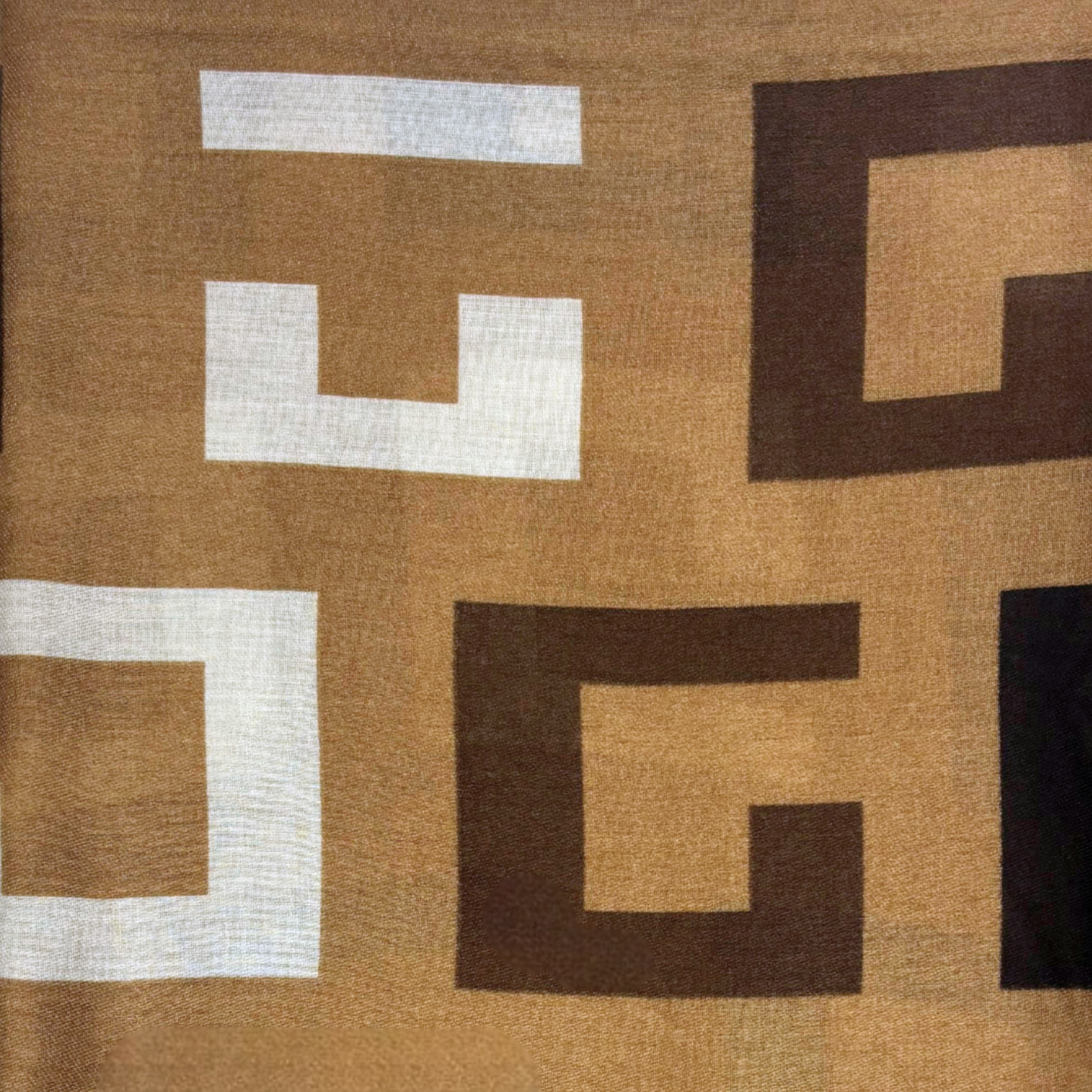 
                  
                    Big Geometrical Cotton Blend Scarf
                  
                