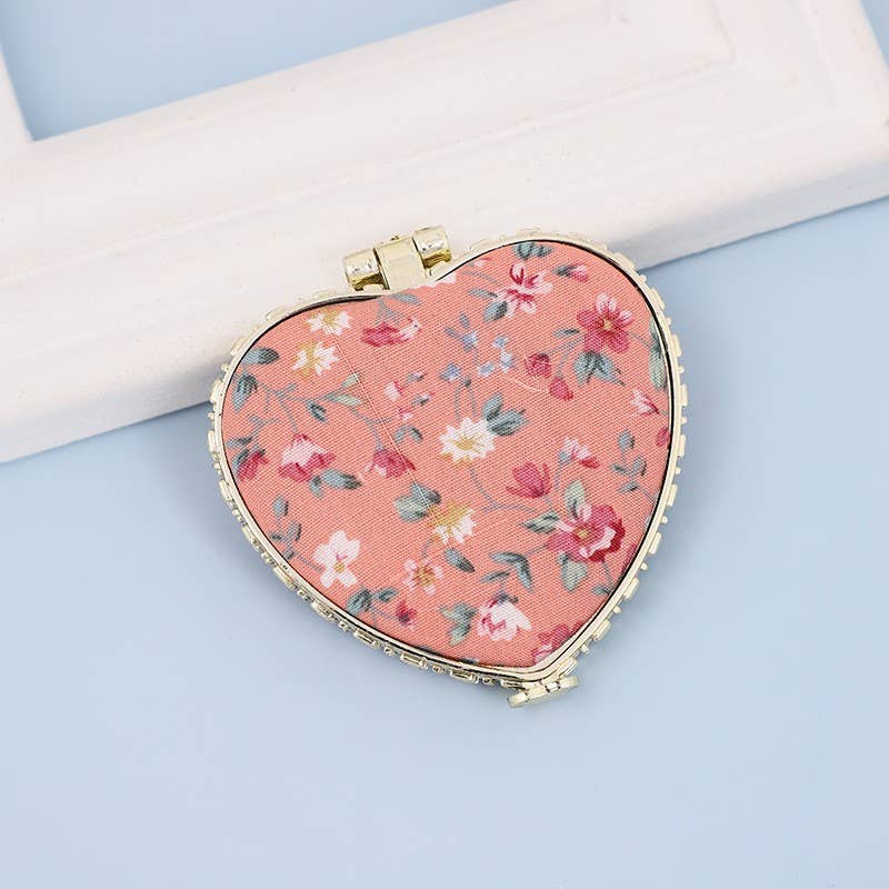 
                  
                    Floral Heart Pocket Compact
                  
                