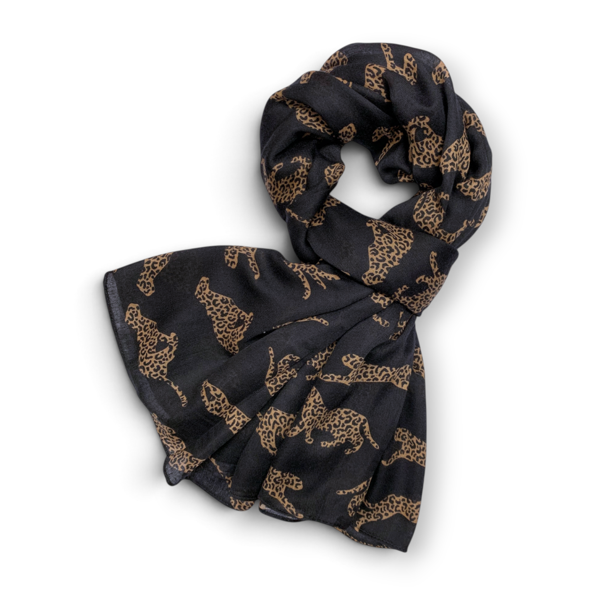 
                  
                    Pouncing Cheetah Cotton Blend Scarf
                  
                