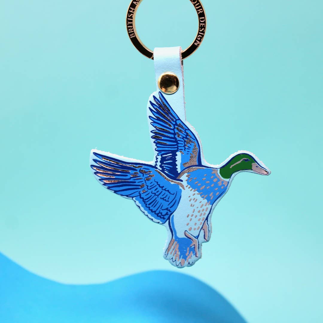 
                  
                    Leather Holy Duck Keychain
                  
                
