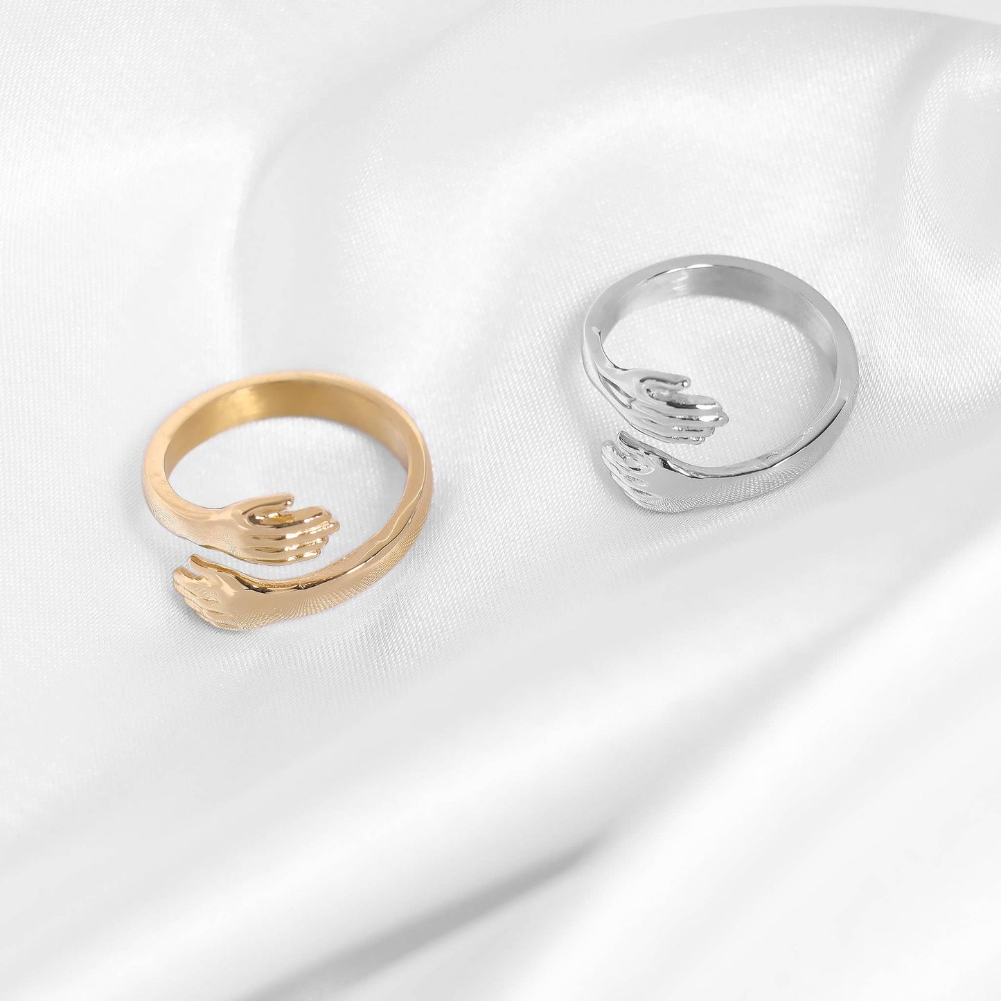 
                  
                    Stainless Steel Hug Ring
                  
                