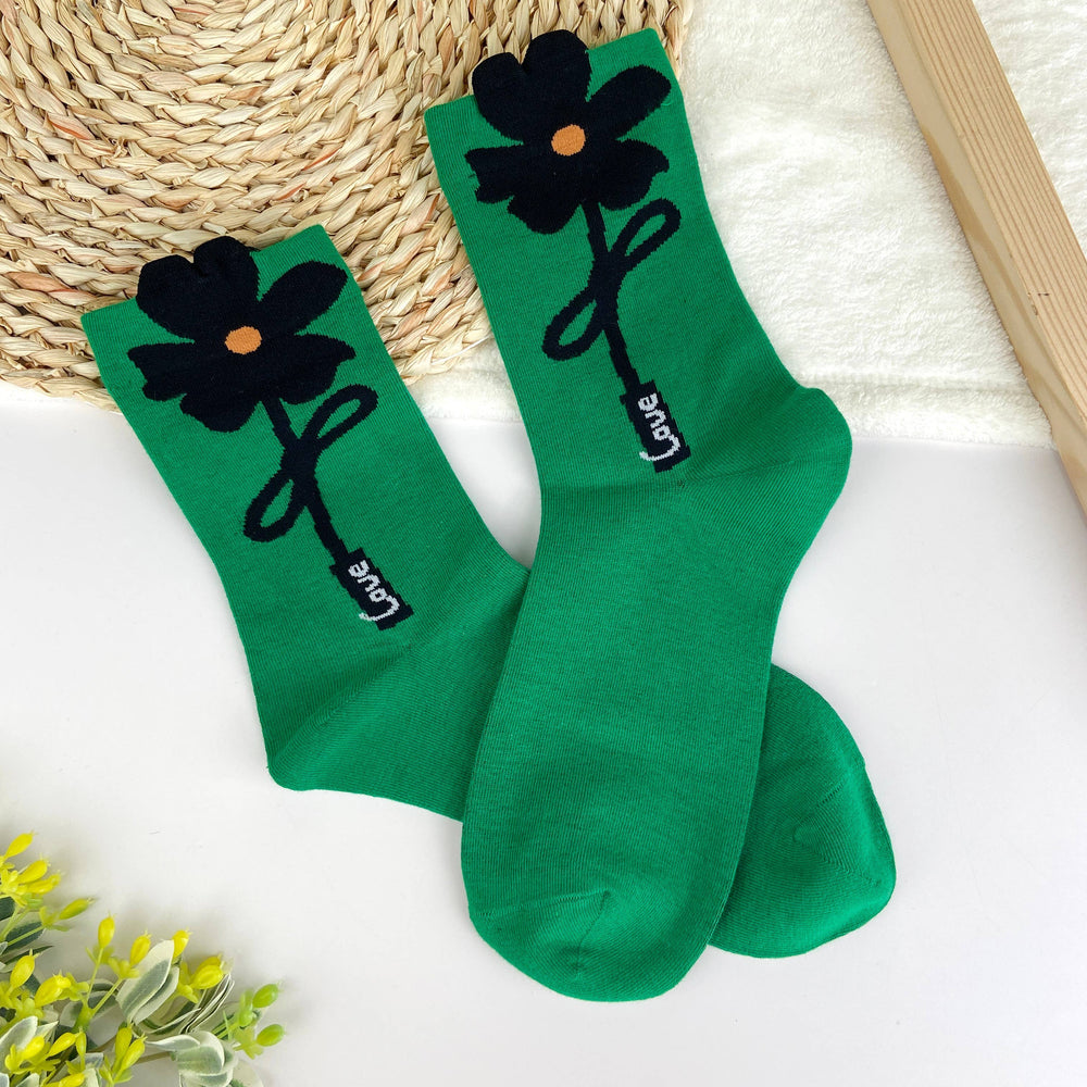 
                  
                    Peek-a-boo Floral Socks
                  
                