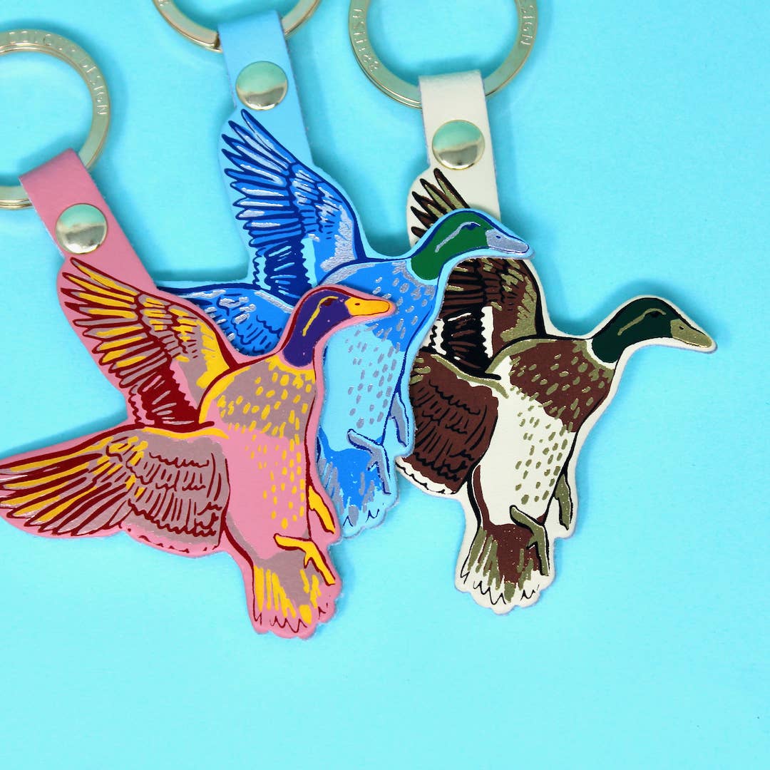 
                  
                    Leather Holy Duck Keychain
                  
                