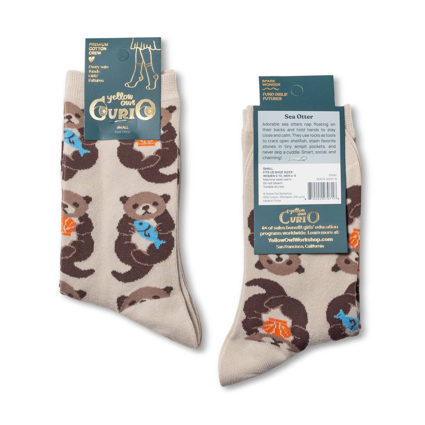 
                  
                    Otter Crew Socks by Yellow Owl
                  
                