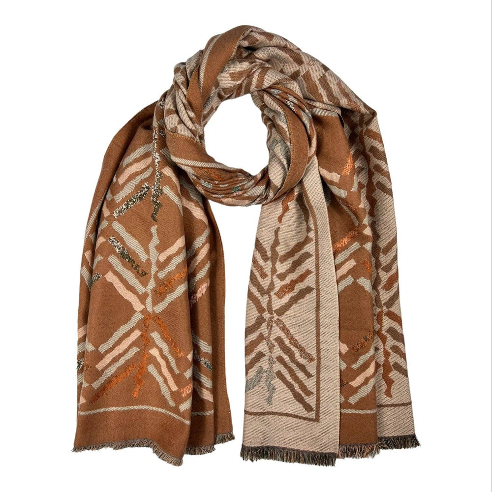 
                  
                    Zigzag Arrow Reversible Wool Blend Scarf
                  
                