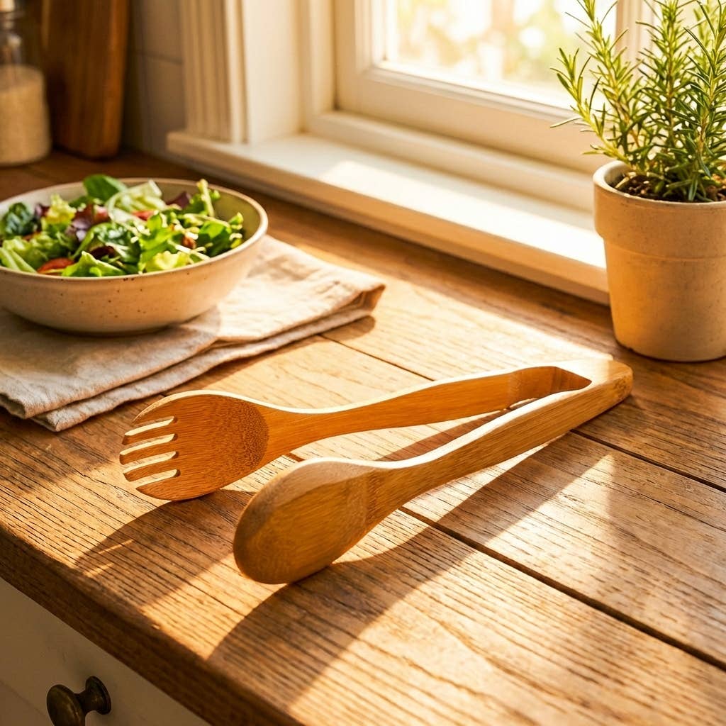 
                  
                    12" Bamboo Serving Tongs
                  
                