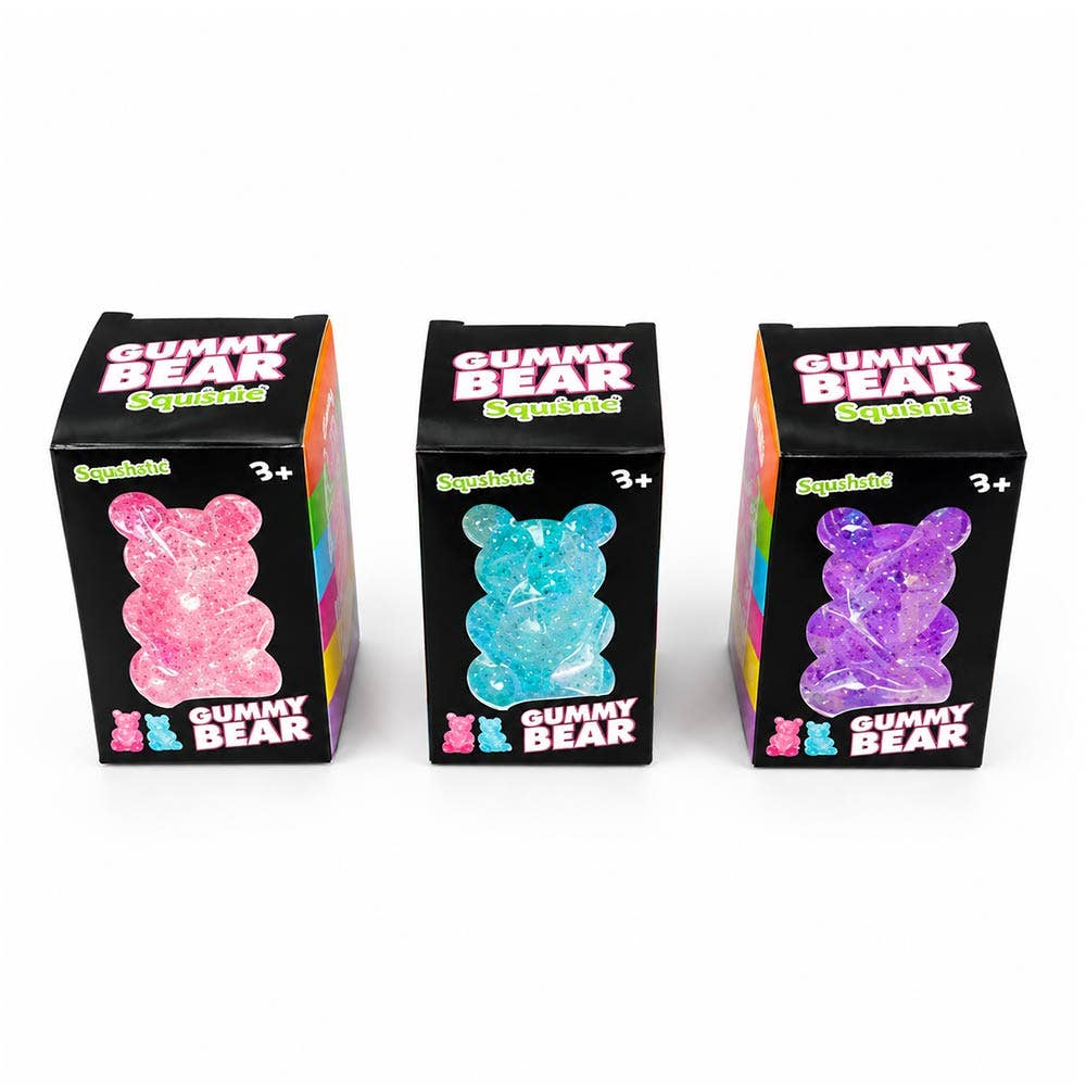 
                  
                    Glittered Gummy Bear Squishy Toy
                  
                