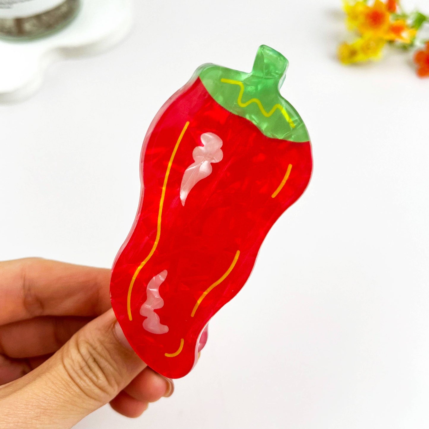 
                  
                    Chili Pepper Hair Claw
                  
                