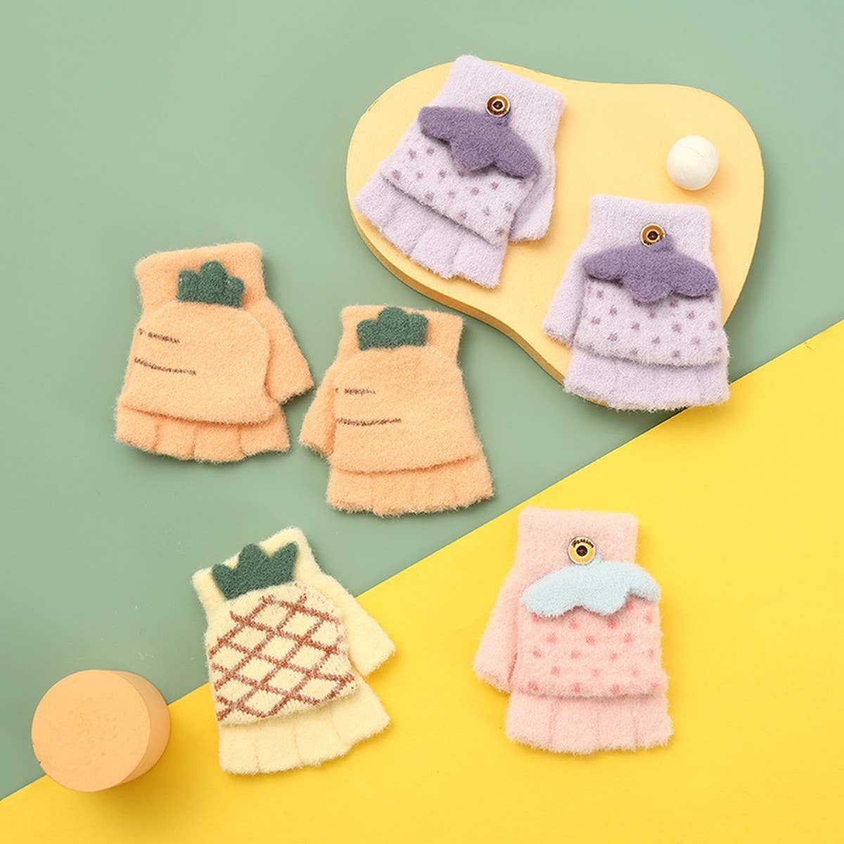 
                  
                    Toddler Fruit + Veggie Flip Gloves
                  
                