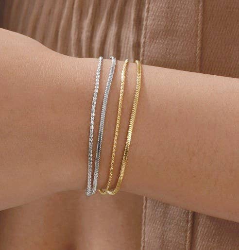 
                  
                    Double Chain Lobster Clasp Bracelet
                  
                