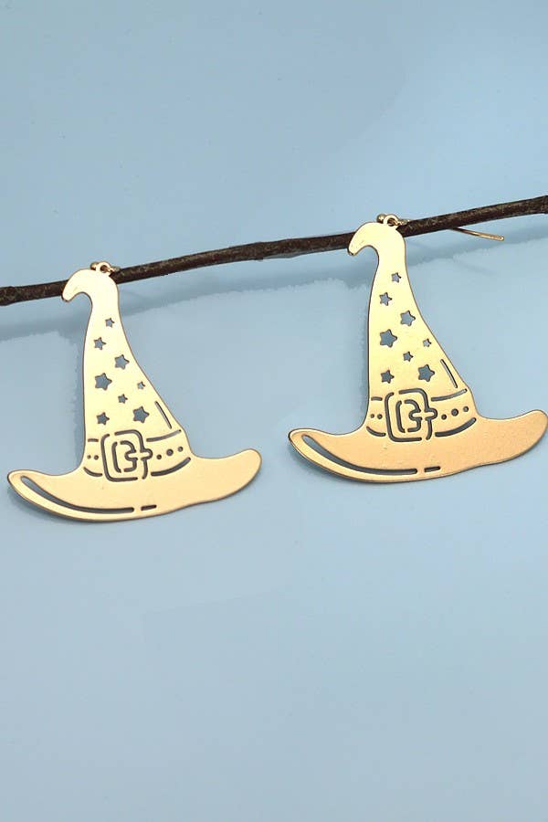 
                  
                    Witch Hat Drop Earrings
                  
                