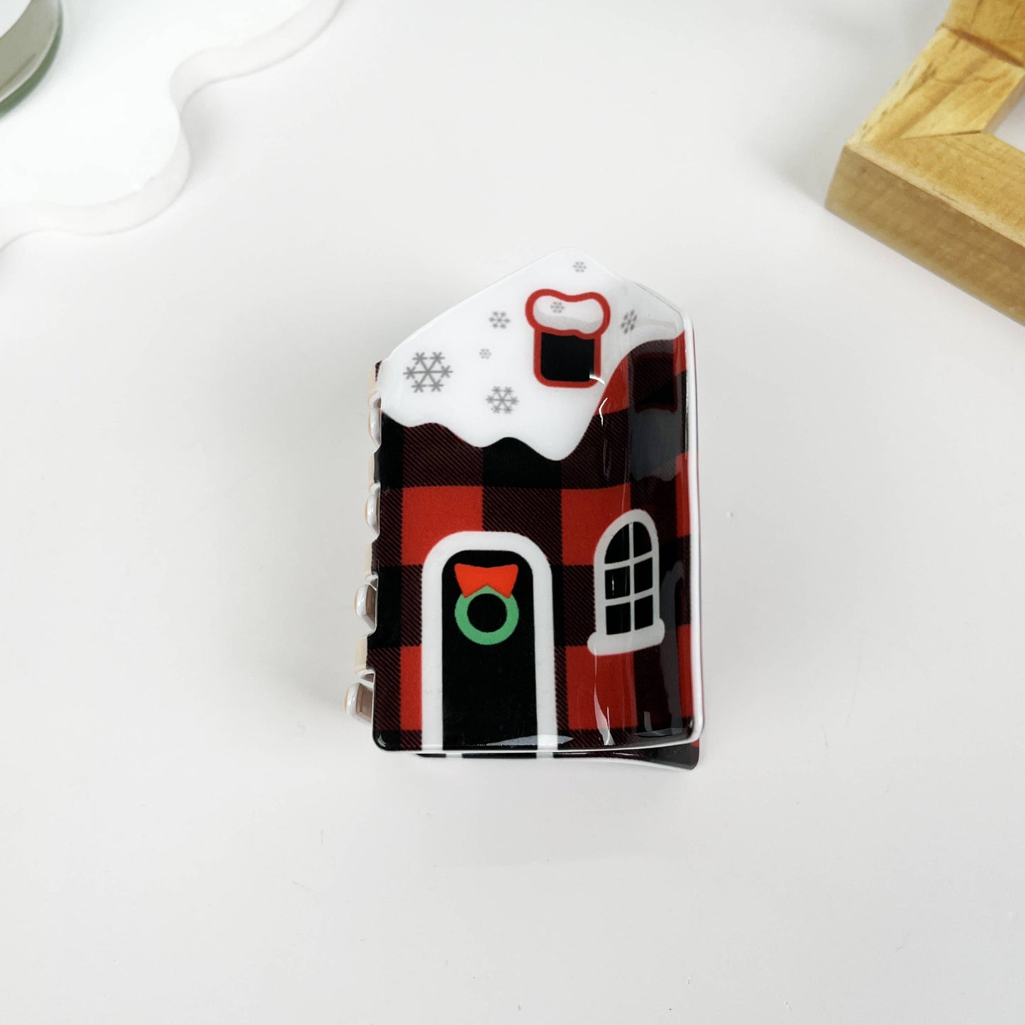 
                  
                    Gingerbread and Village House Hair Claw
                  
                