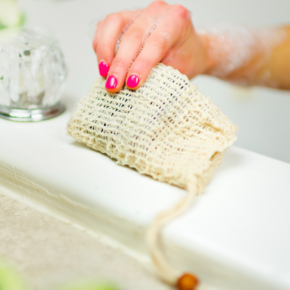 
                  
                    Exfoliating Sisal Soap Saver Bag
                  
                