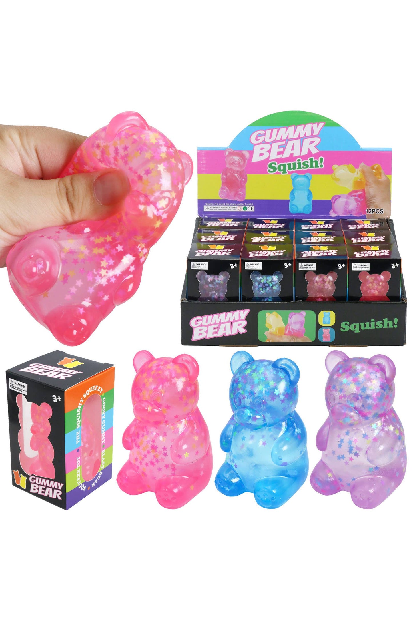 
                  
                    Star Confetti Gummy Bear Maltose Squishy
                  
                