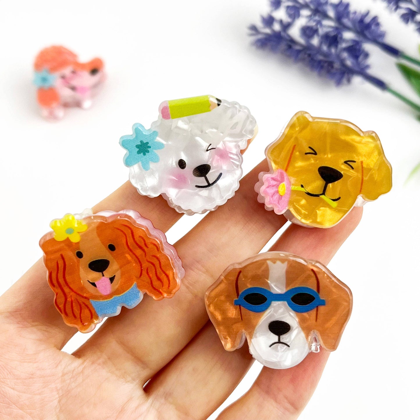 
                  
                    Mini Claw Clips - Playful Pups
                  
                