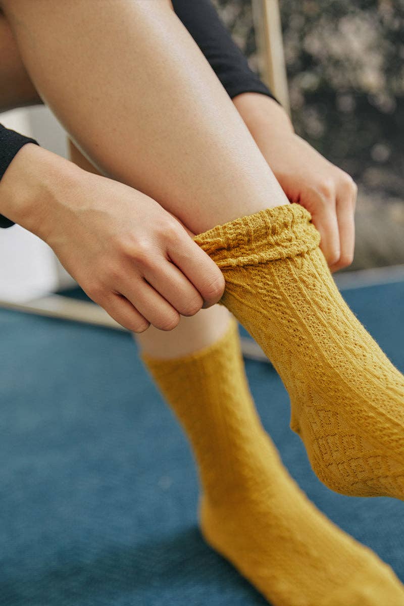 
                  
                    Textured Waffle Socks
                  
                