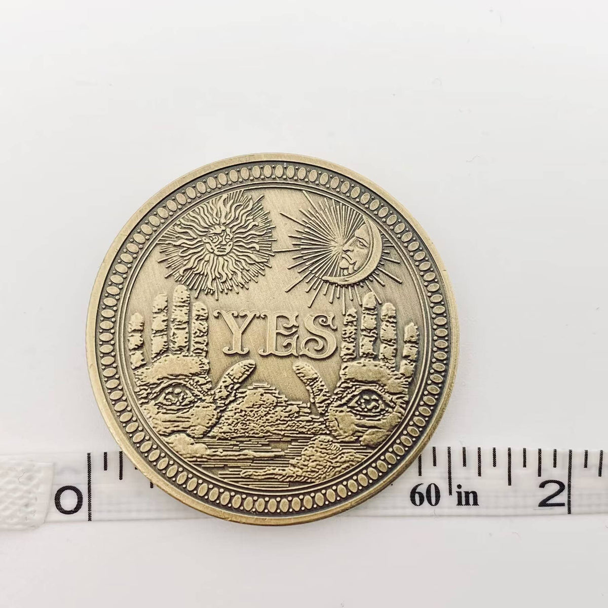
                  
                    YES or NO Sided Plated Flip Coins
                  
                