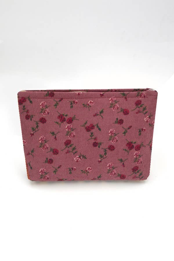 
                  
                    Printed Patterned Corduroy Zip Pouch
                  
                