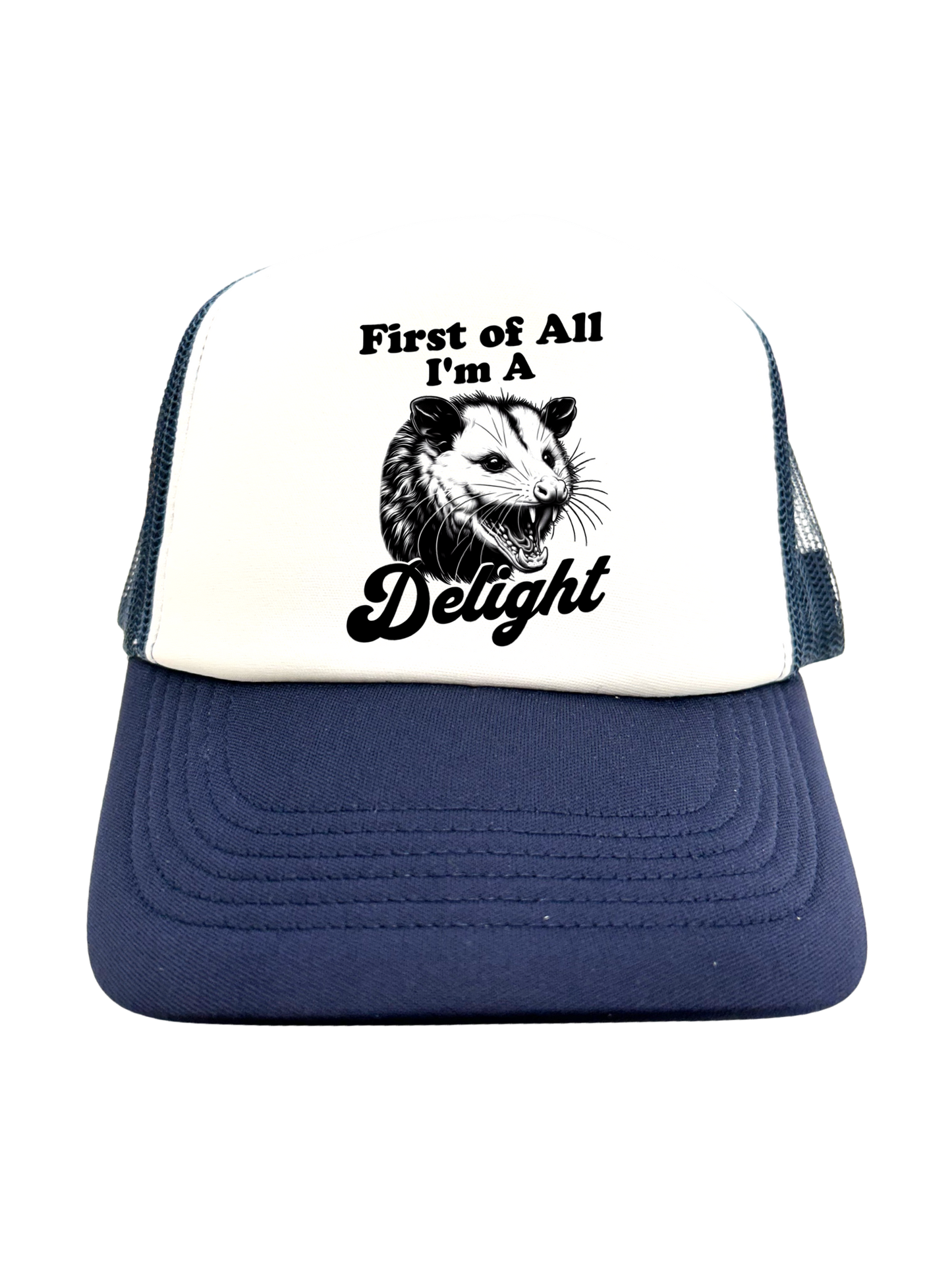 
                  
                    "I'm A Delight" Opossum Trucker Hat
                  
                